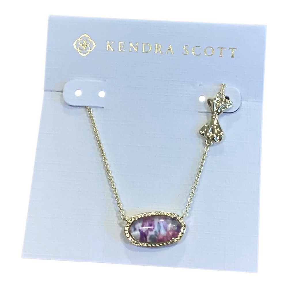 Kendra Scott x LoveShackFancy Elisa Necklace Purple